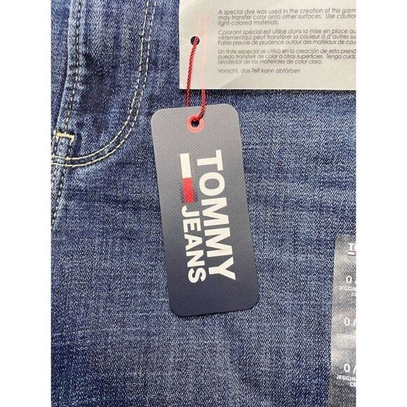 Tommy Hilfiger High Rise Jean Jeggings Women's‎ 24 Blue Slimming Pockets Stretch - Picture 9 of 16